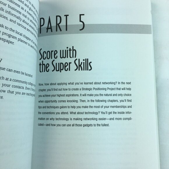 Business Networking Book 2002 Learn How to Make Connections Anne Baber u - Picture 8 of 10